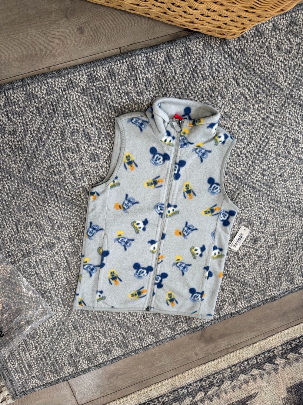 New Disney Mickey Mouse & Friends Polar Fleece Vest Boys Size Small 6/7 X Amazon - Picture 4 of 14